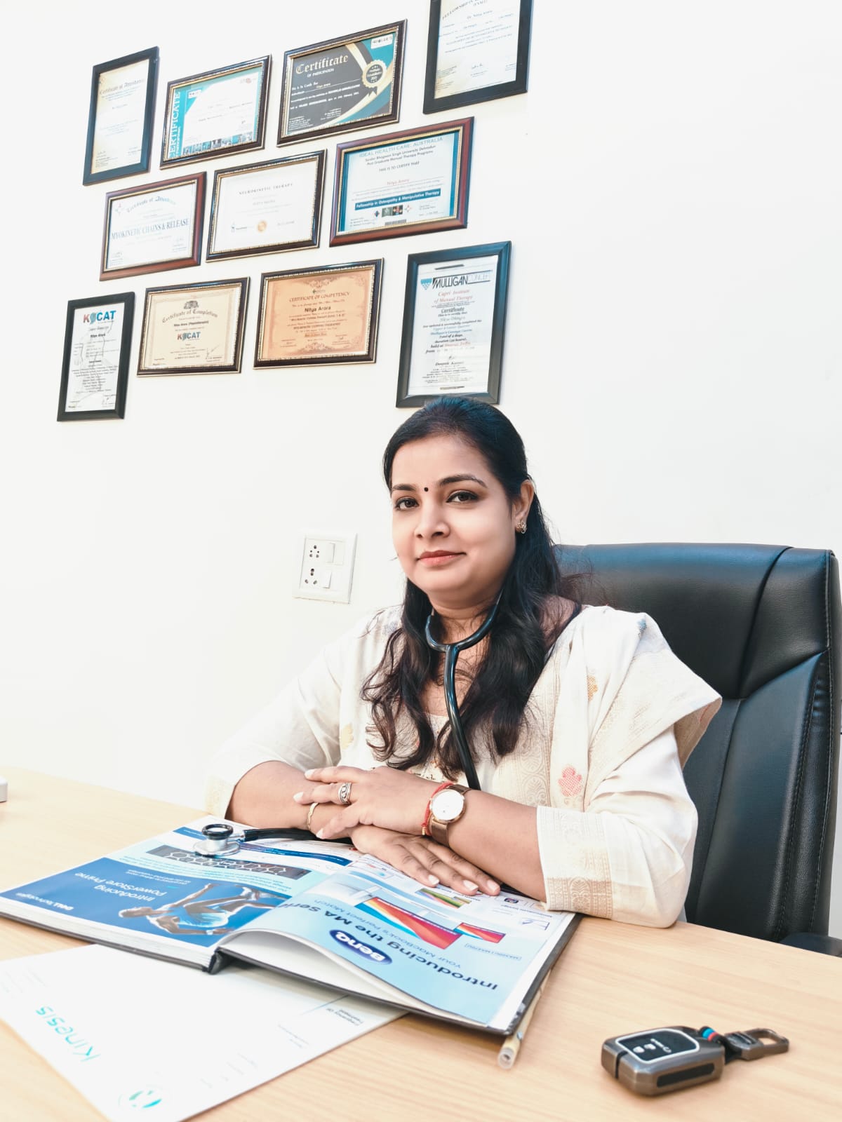 Dr. Nitya Arora, physiotherapist and osteopath