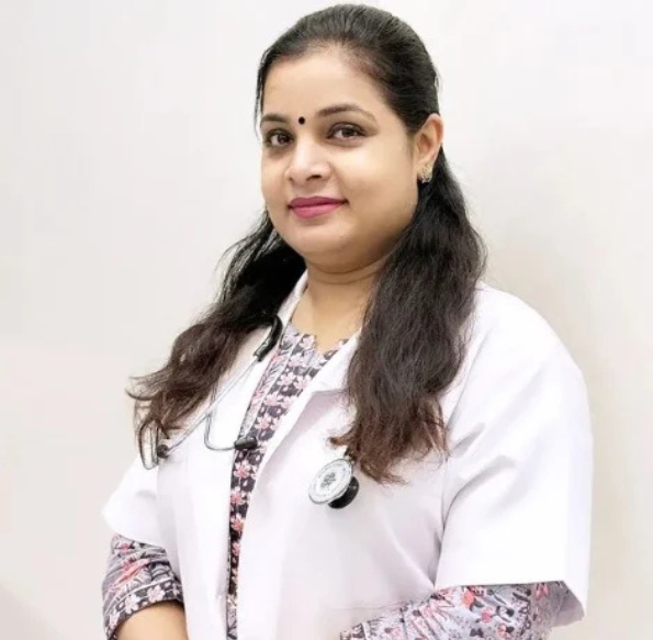 Dr. Nitya Arora at the clinic